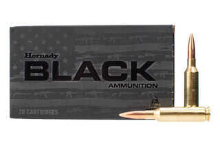 Hornady Black 6MM Creedmoor 105gr BTHP Ammo comes in a box of 20
